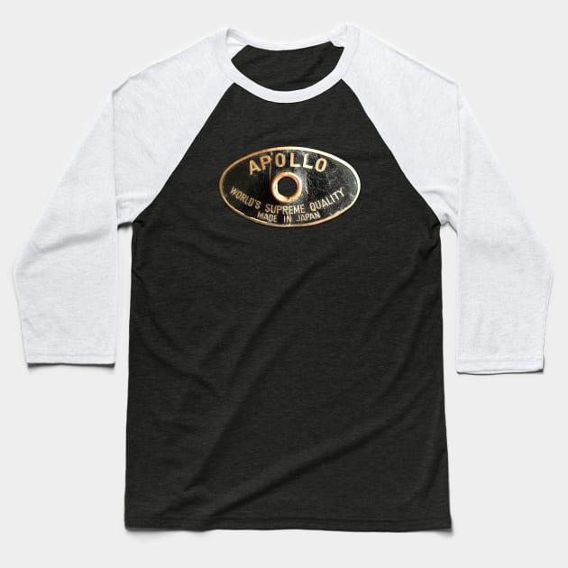 Apollo Retro Drum Badge Baseball T-Shirt by karutees